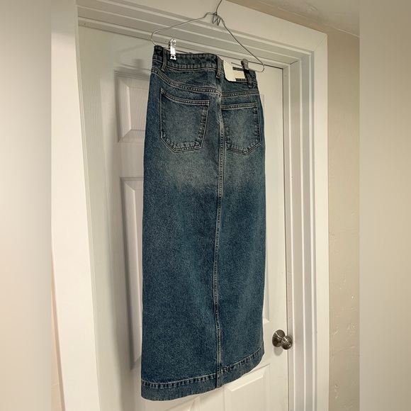 DL1961 Women's Blue Denim Maxi Skirt - Picture 7 of 9